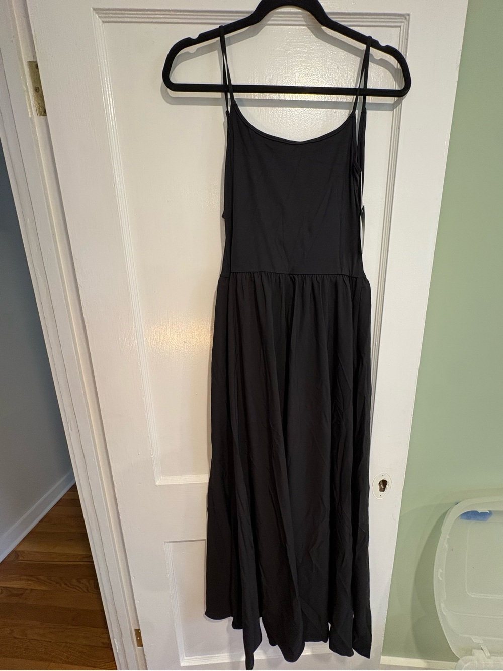 Halara Cut Out Maxi Dress Black NWT